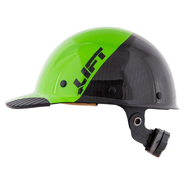 Lift Safety DAX Green Fifty 50 Carbon Fiber Full Brim Hard Hat (Exclusive) 2 from GME Supply